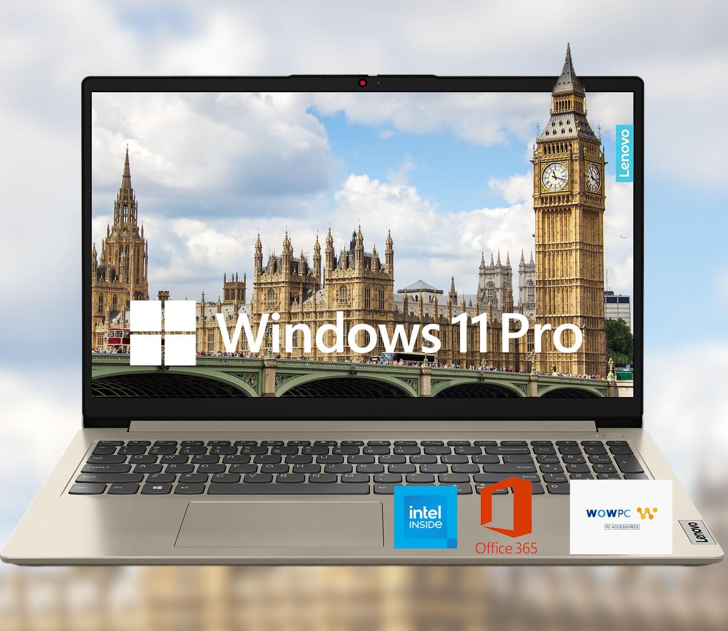 Lenovo 15.6 HD IdeaPad Laptop with Microsoft 365 and 12GB RAM