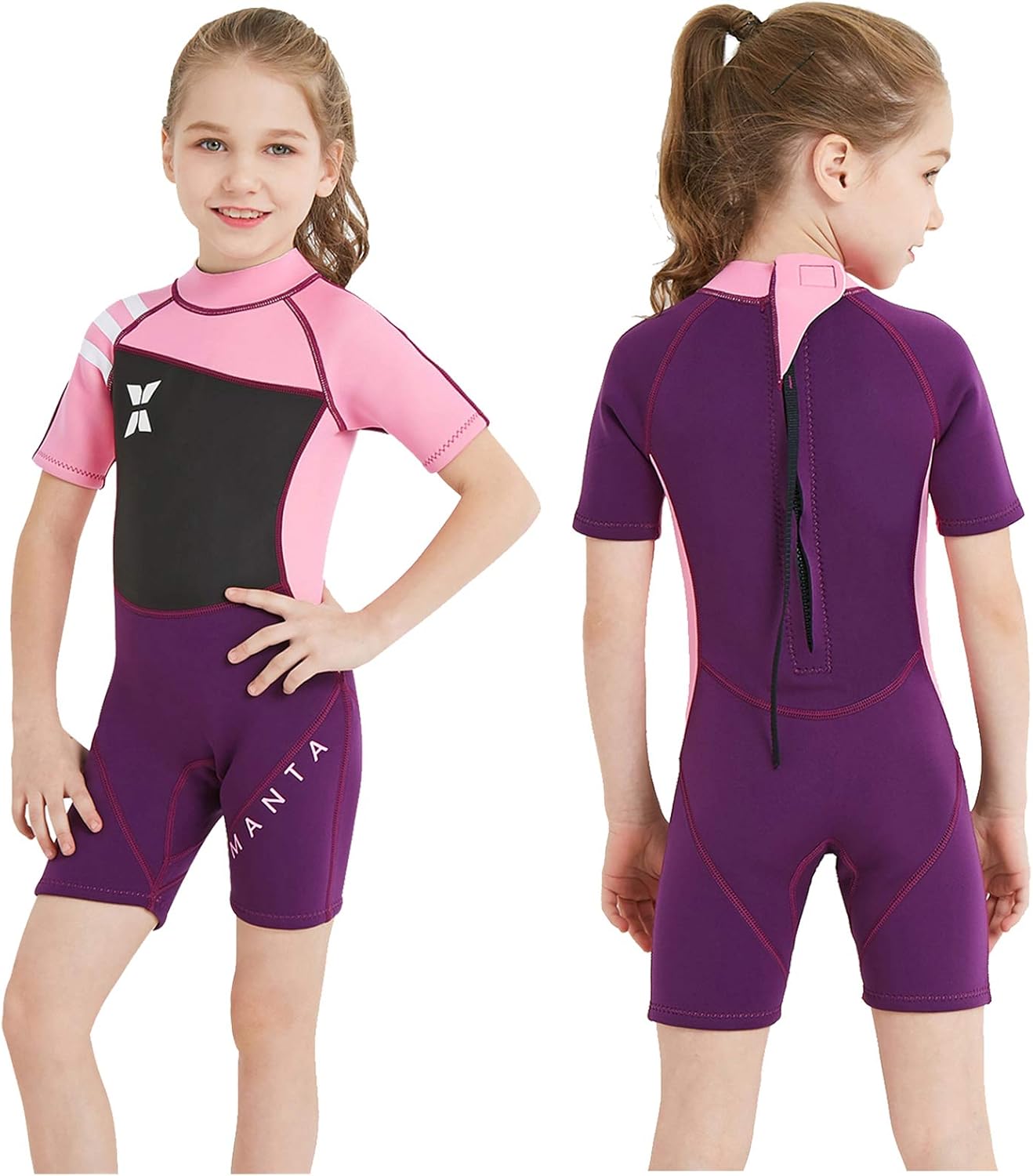 Kids Wetsuit for Swimming, 2.5mm Neoprene Thermal Suit