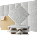 Acoustic Wall Panels - Noise Cancelling Tiles for Home Studio - 18
