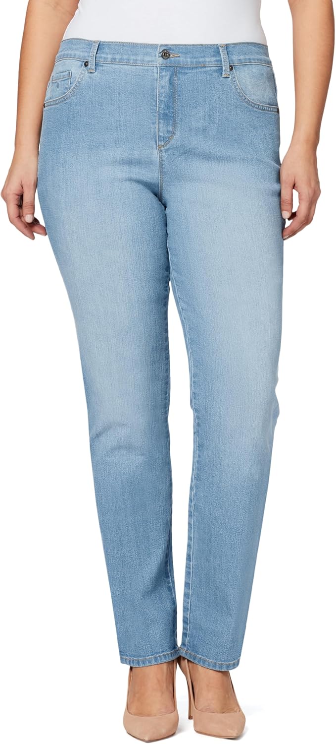 Gloria Vanderbilt Womens Amanda Classic High Rise Tapered Jean