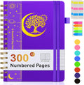 Spiral Notebook Journal 5.8in x 8.4in A5 - 300 Numbered Pages