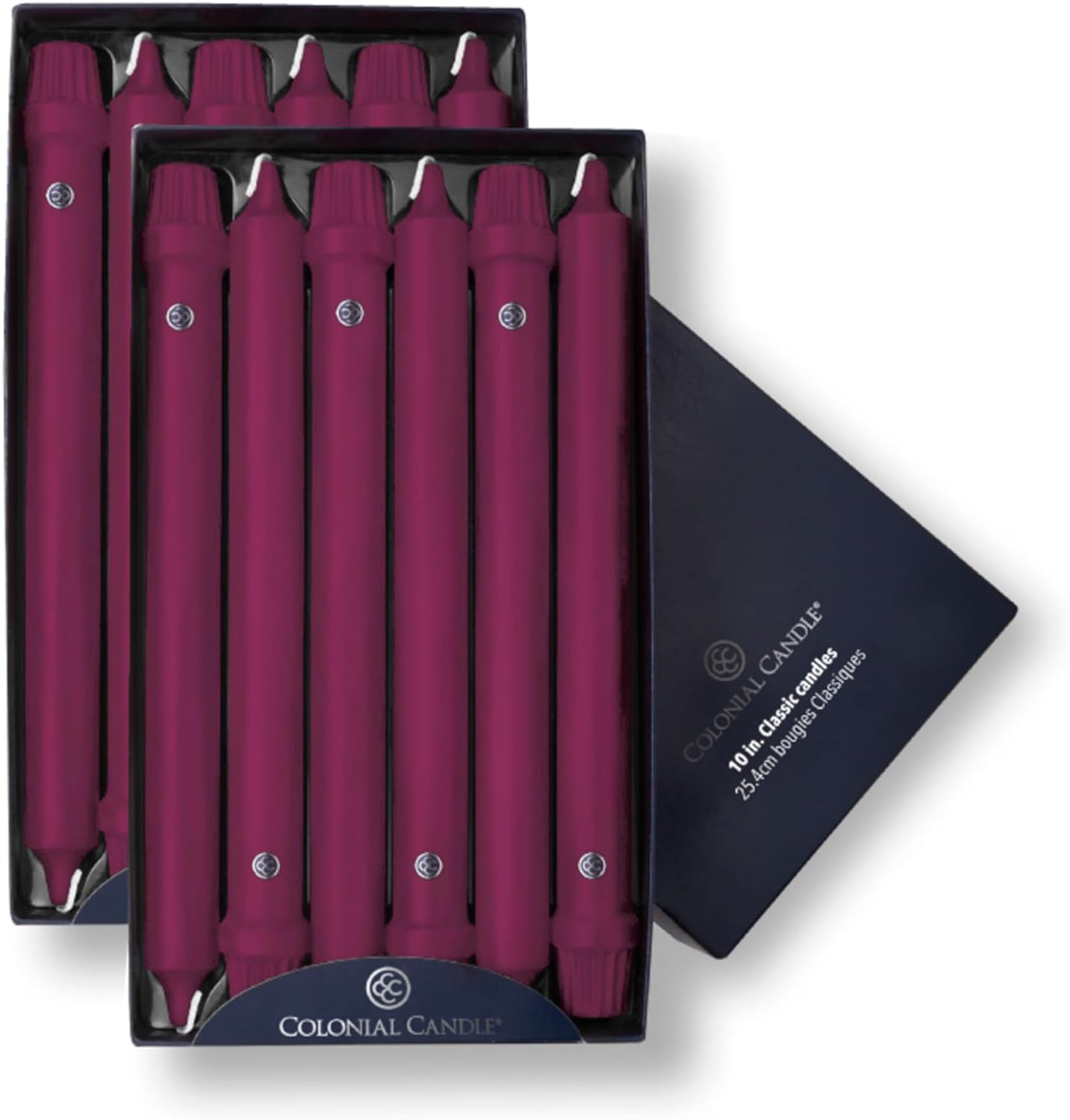 Colonial Candle Unscented Taper Candles for Elegant Occasions