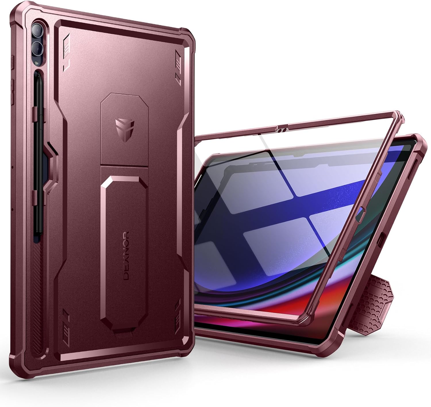Dexnor Case for Galaxy Tab S10 Ultra with Kickstand & Pen Holder