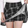 Women's Versatile Stretchy Flared Pleated Mini Skater Skirt
