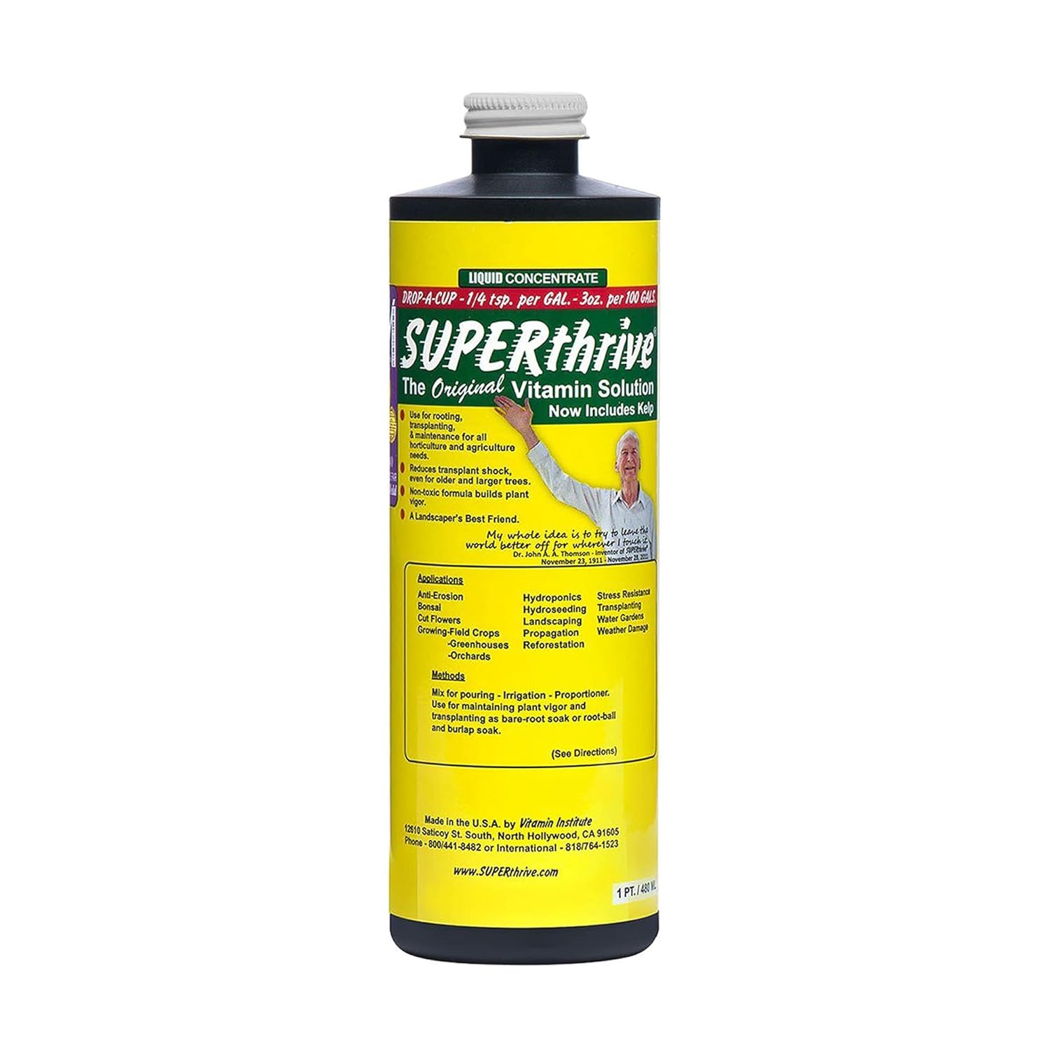 SUPERthrive Plant Vitamin Solution for Healthy Vibrant Plants