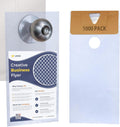 TidyFriend Plastic Door Hanger Bags 6.5 x 14.5 in - Bulk 1000 Pack