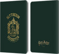 Harry Potter Slytherin Quidditch Deathly Hallows Leather Wallet Case