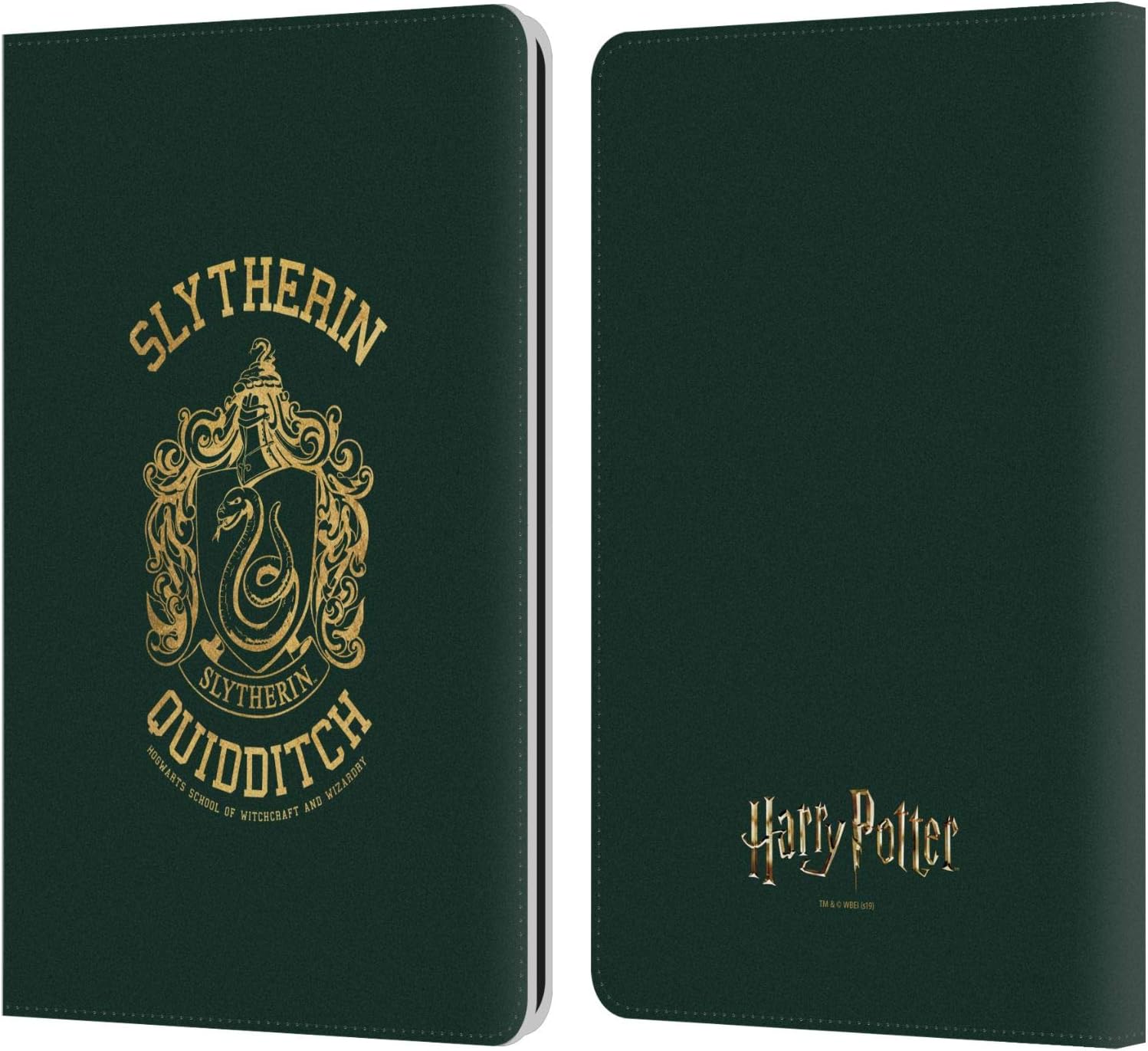 Harry Potter Slytherin Quidditch Leather Wallet Case for Kindle
