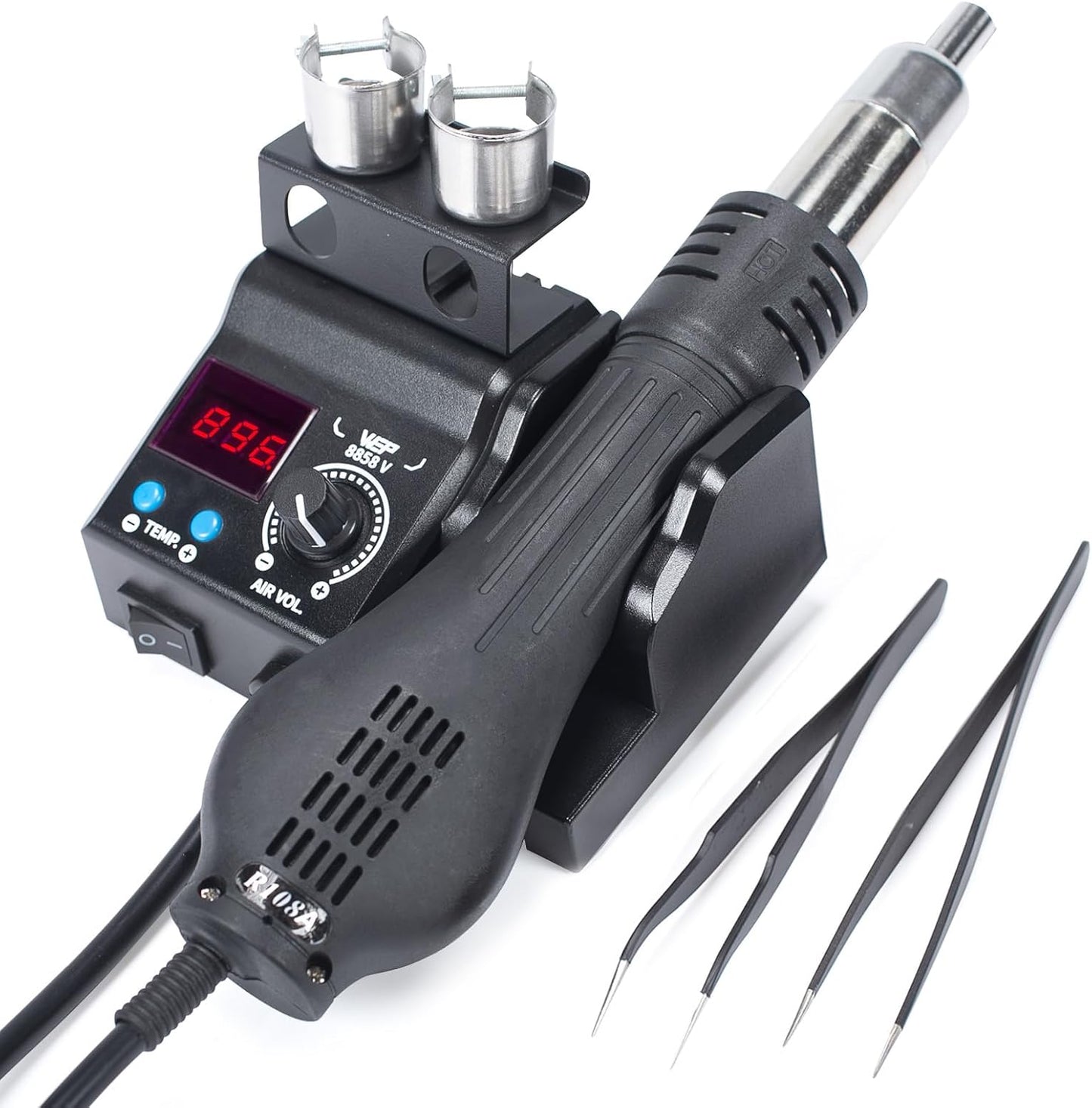 WEP 8858-V Hot Air Rework Station Kit for Precision Soldering