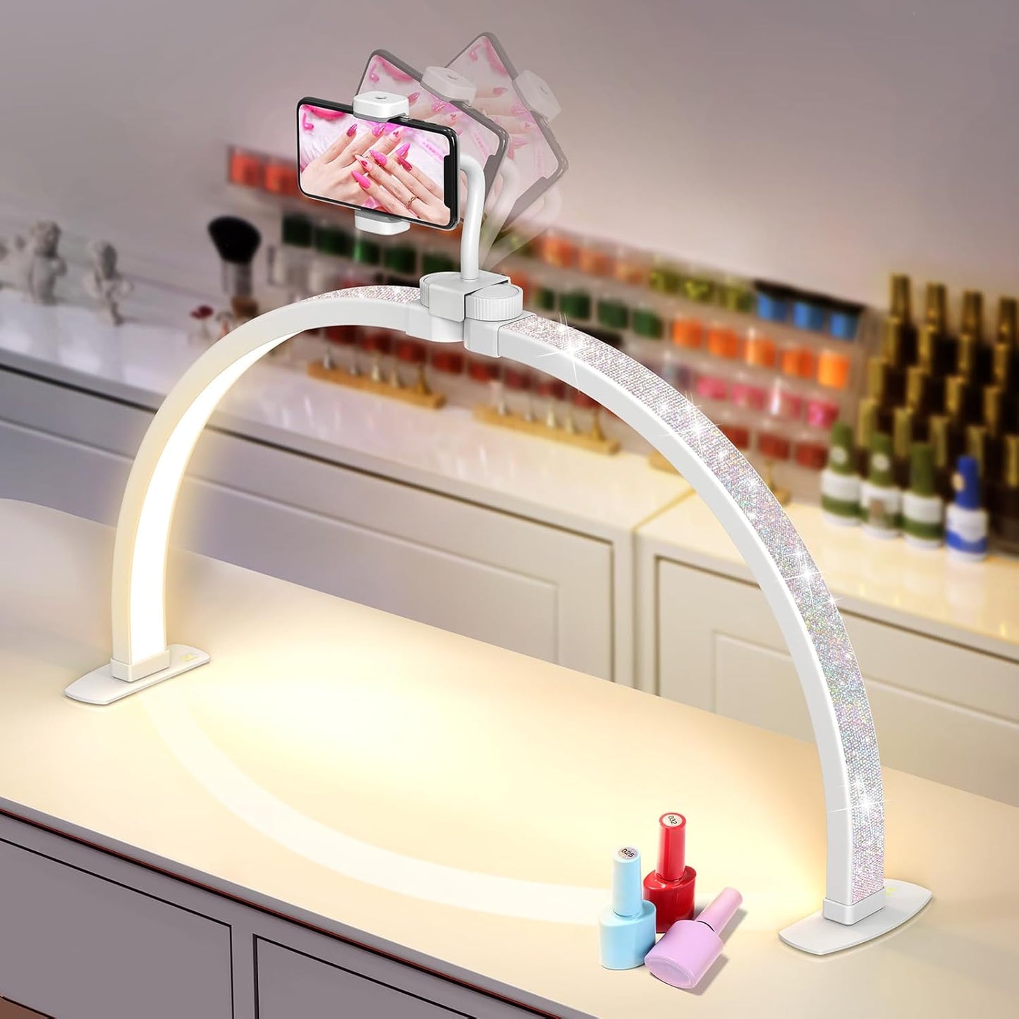 Yokilly Half Moon Light for Nail Desk: Perfect Illumination Tool