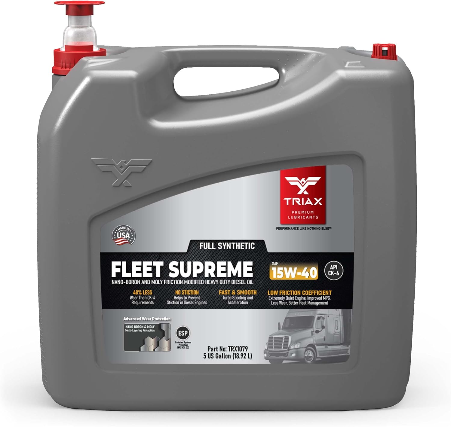 Triax Fleet Supreme 15W-40 Full Synthetic Diesel Engine Oil