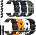 22mm Quickfit Silicone Sport Band for Garmin Fenix 8/7/6 - Soft Fit
