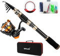 SANLIKE Carbon Fiber Telescopic Fishing Rod and Reel Combo - Portable