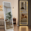 Full Length Mirror with LED Lights, 68in x 26in - Dimmable, 3 Color