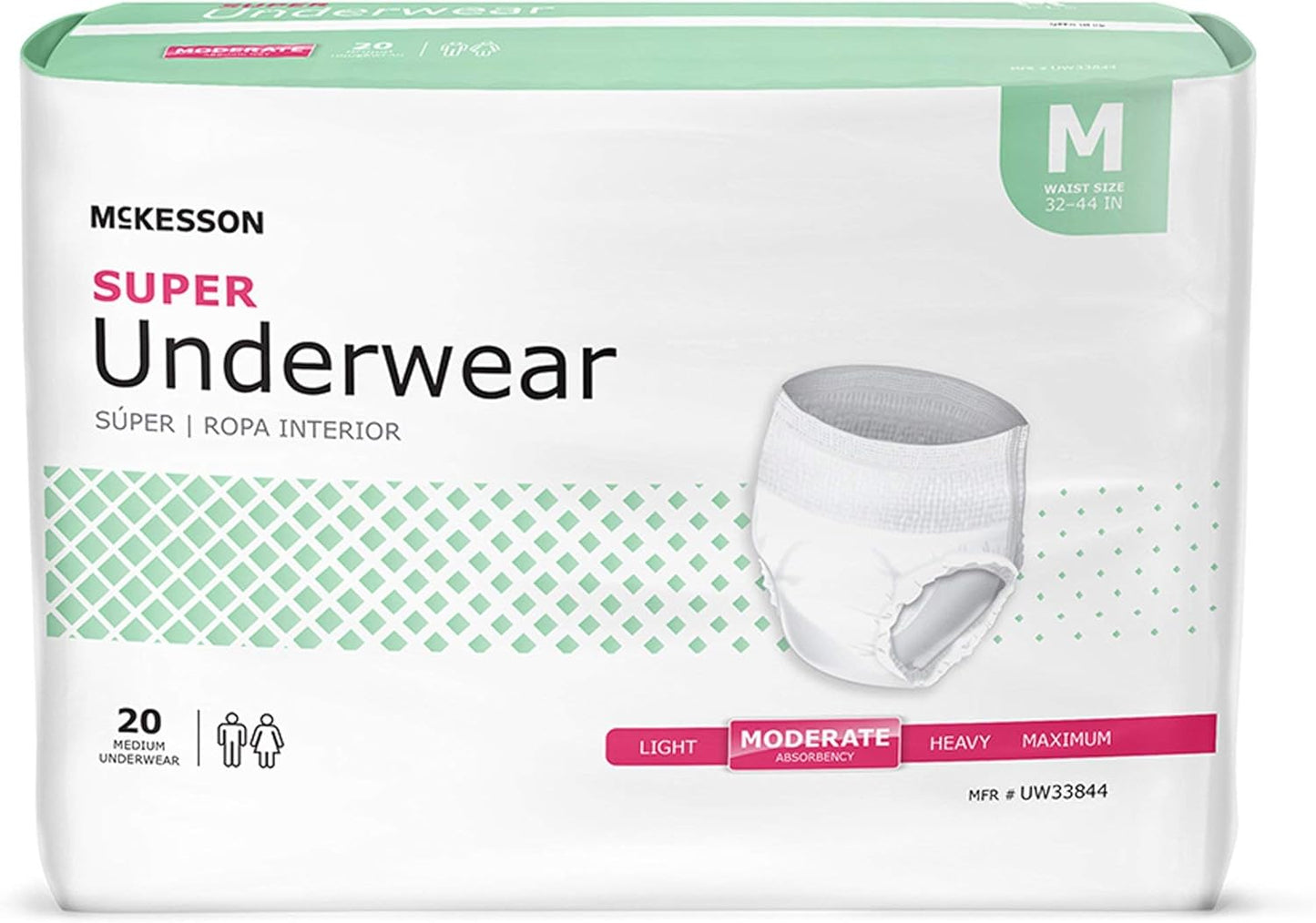 McKesson Super Adult Incontinence Underwear for Comfort and Discretion