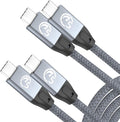 USB C to USB C Cable 100W 20FT 2Pack - Long 4K Video & Fast Charging