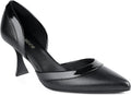 Women's Pointed Low Heel Pumps - Comfortable Kitten Heels for Dress