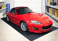 7.4x17 Feet Garage Floor Mat Under Car - Absorbent Waterproof