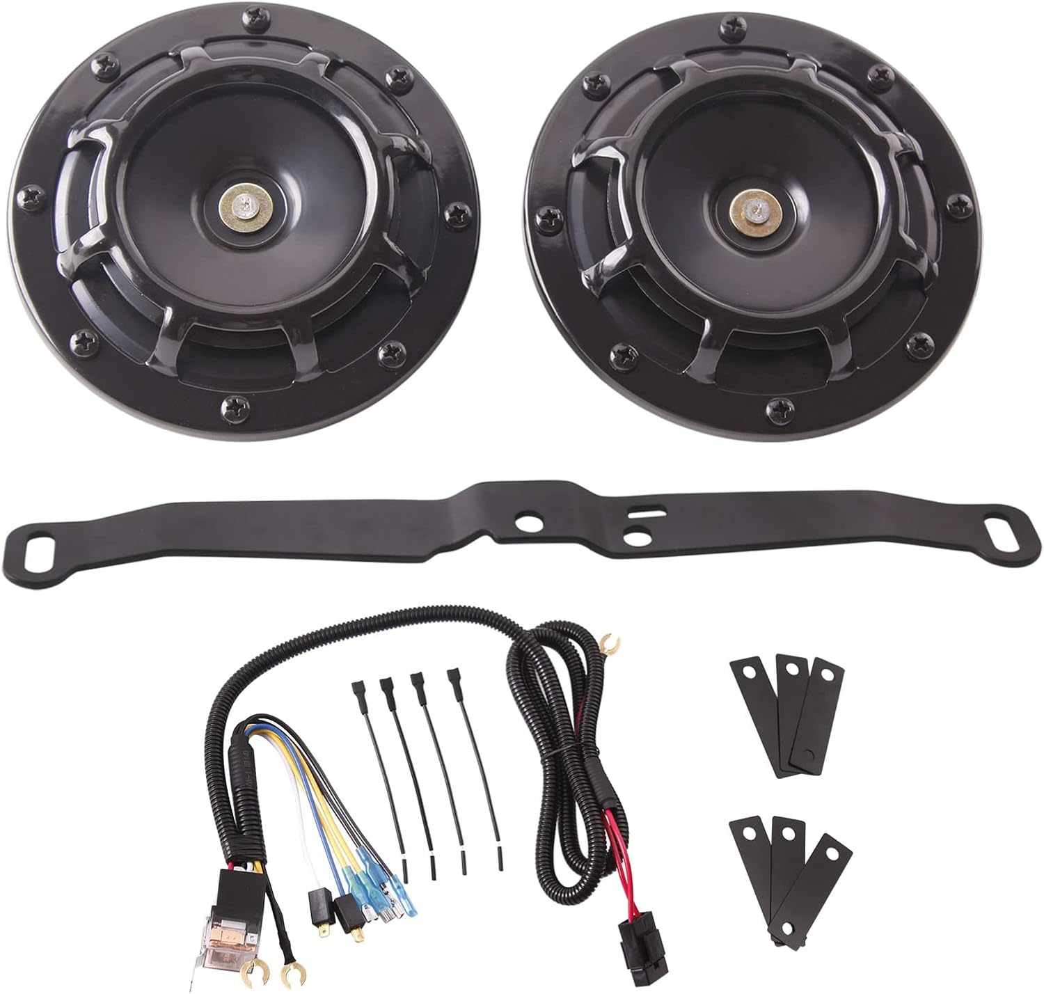 FARBIN Waterproof Car Horn Kit with Loud High and Low Tones