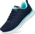 Womens Breathable Mesh Tennis Shoes - Lightweight Supportive Sneaker