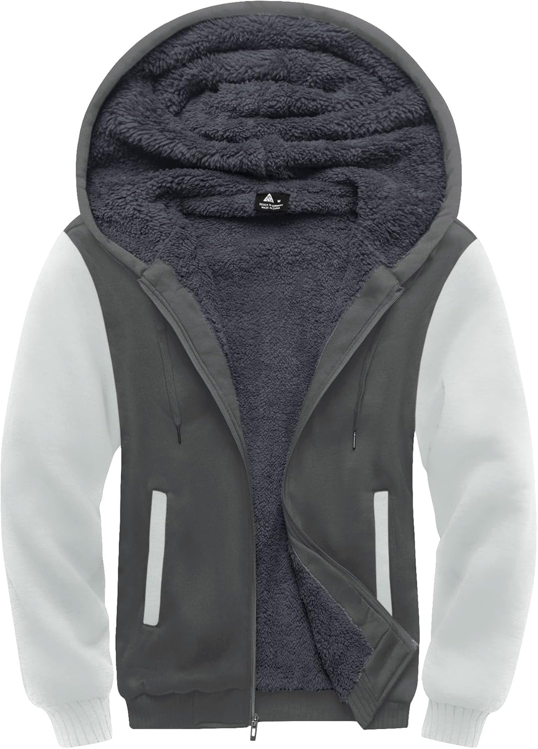 SCODI Hoodies for Men Heavyweight Fleece Sweatshirt Full Zip