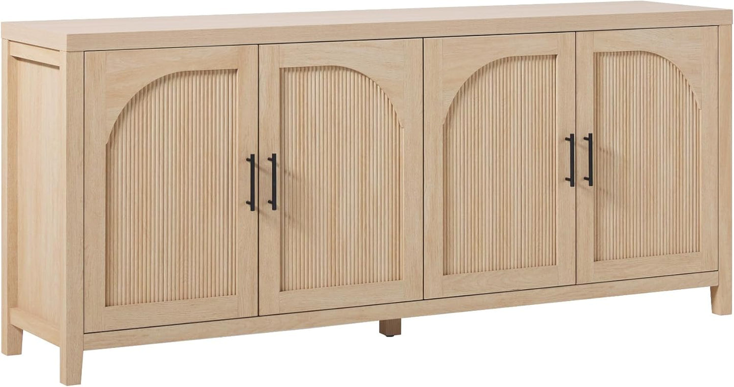 Organize stylishly: Walker Edison 70 Reeded Sideboard