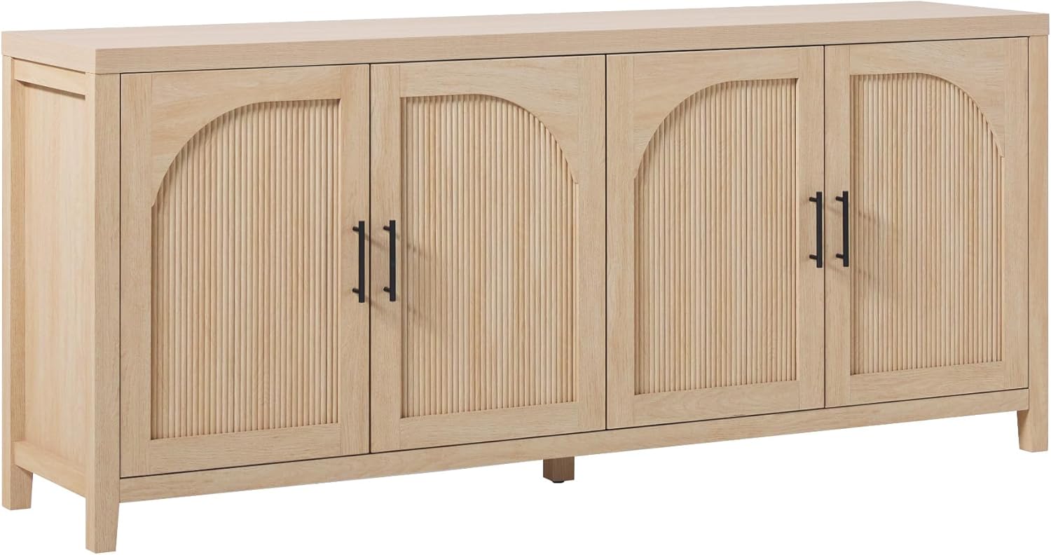 Organize stylishly: Walker Edison 70 Reeded Sideboard