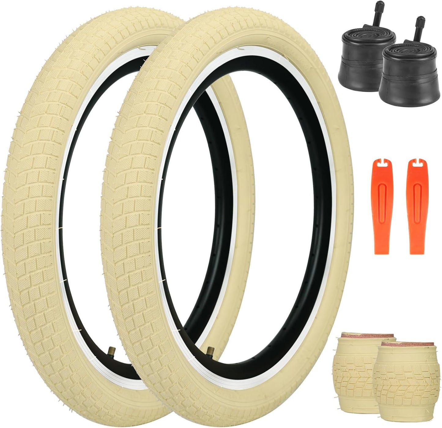 MEGHNA Kids Bike Tire 20 x 2.125 inch for BMX and Mountain Use