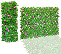 Expandable Fence Privacy Screen for Balcony Patio - Faux Ivy Willow