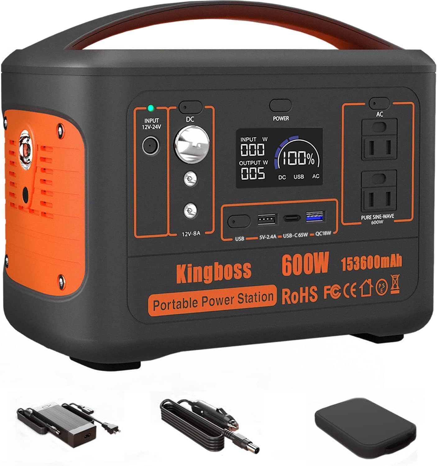 Kingboss 600W Portable Power Station - Ultimate Power Solution