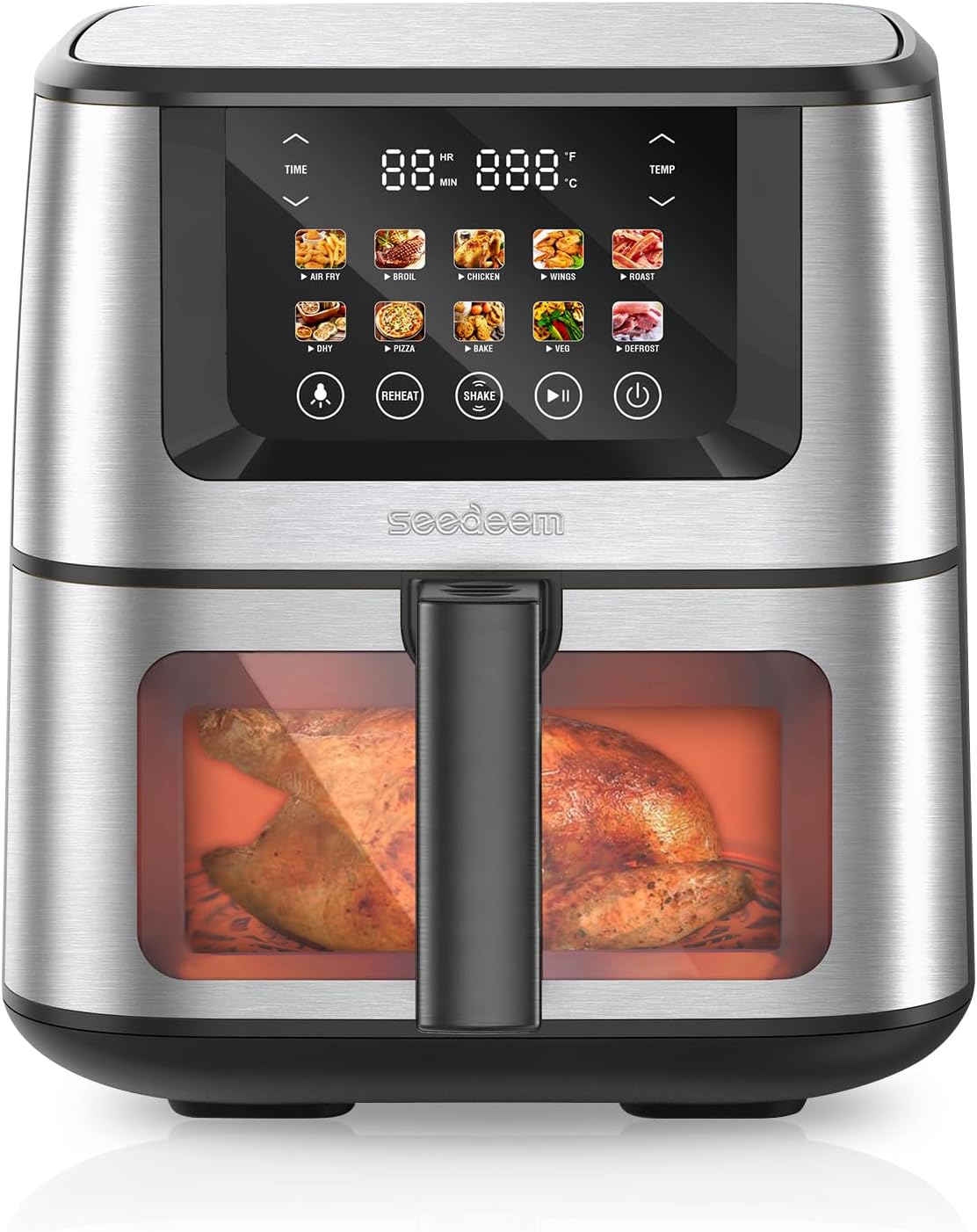 SEEDEEM Max XL Air Fryer: 10-in-1 Toaster Oven Combo