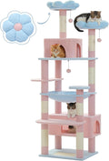 PAWZ Road Flower Cat Tree - 72 Inches Large Cat Tower