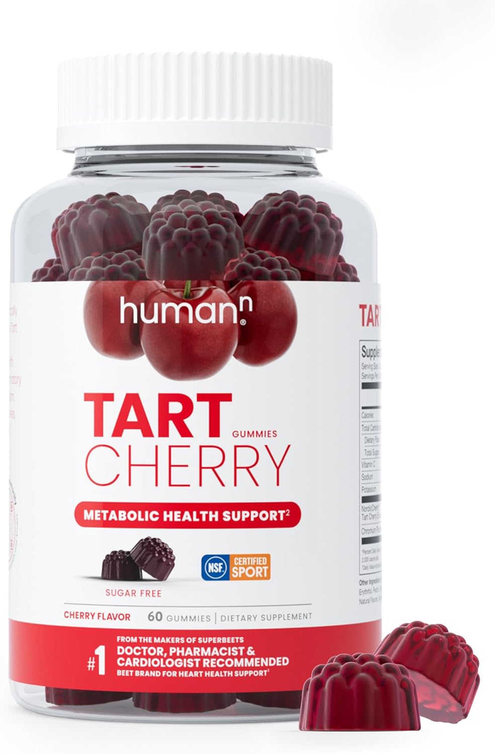 HumanN Tart Cherry Gummies for Uric Acid and Immunity Support