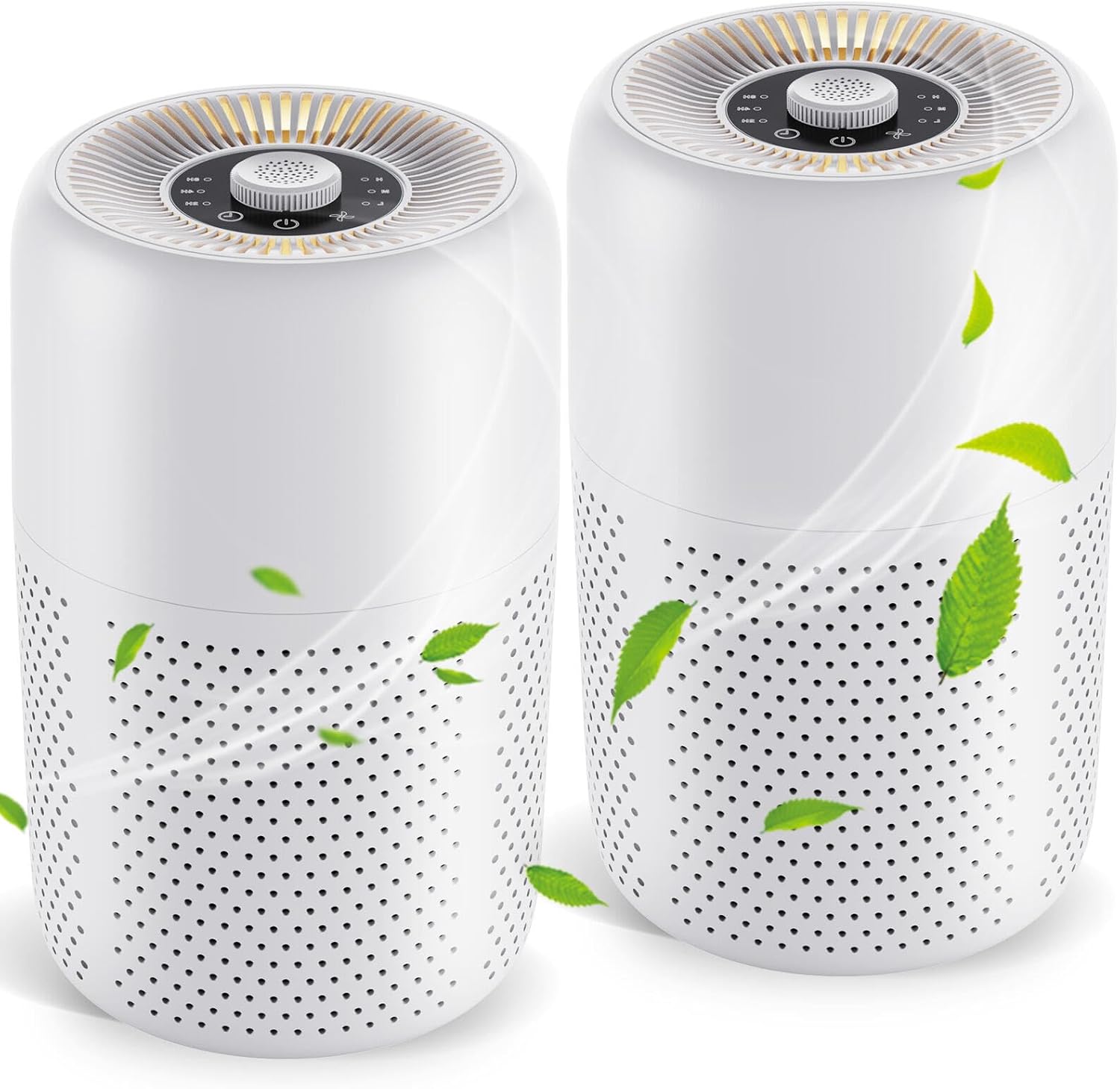 H13 HEPA Air Purifiers for Bedroom with Nightlight & Fragrance