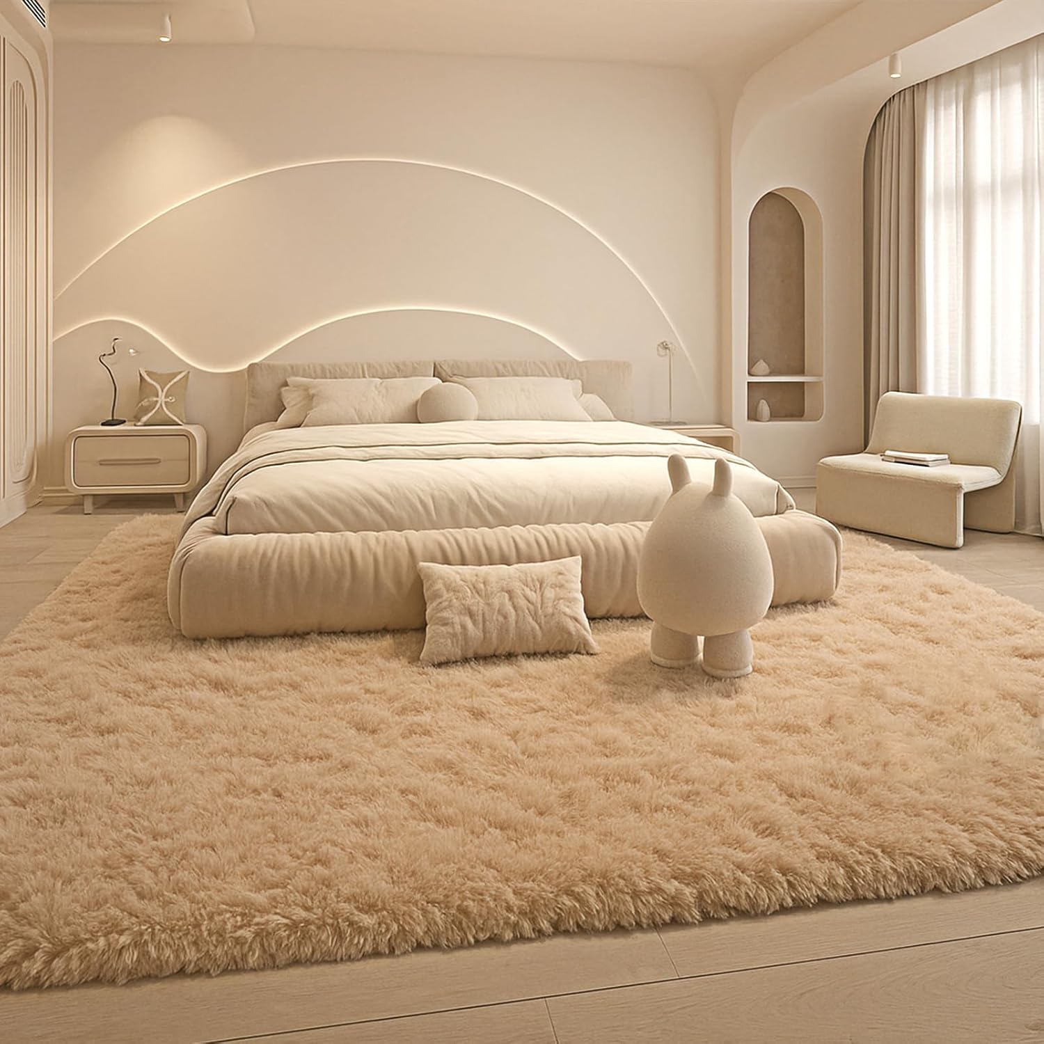 Ultra-Soft 8x10 Area Rugs for Living Room and Bedroom Decor