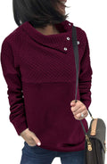 Quilted Pattern Lightweight Zipper Sweatshirt - Casual Comfort BTFBM