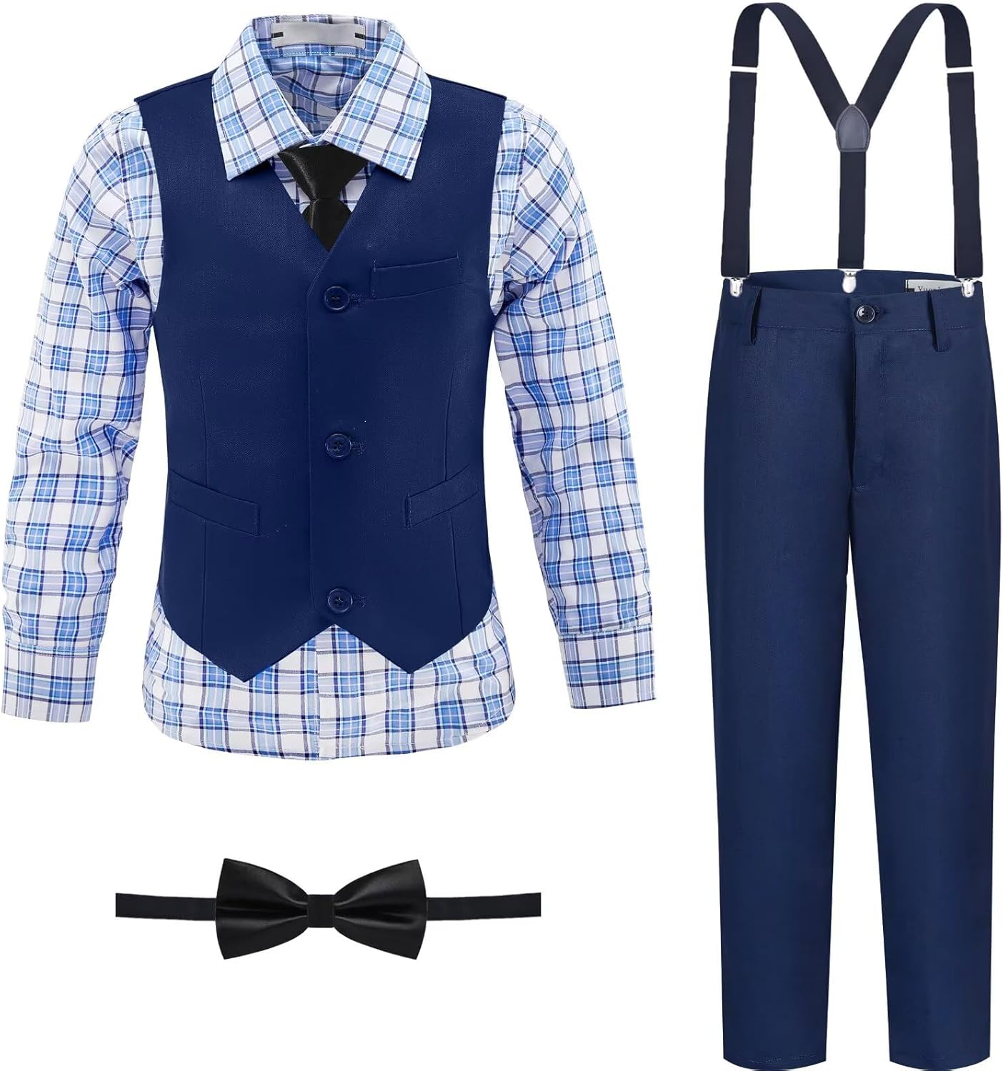Boys' Suit Kids Formal Tuxedo Suits for Weddings and Events
