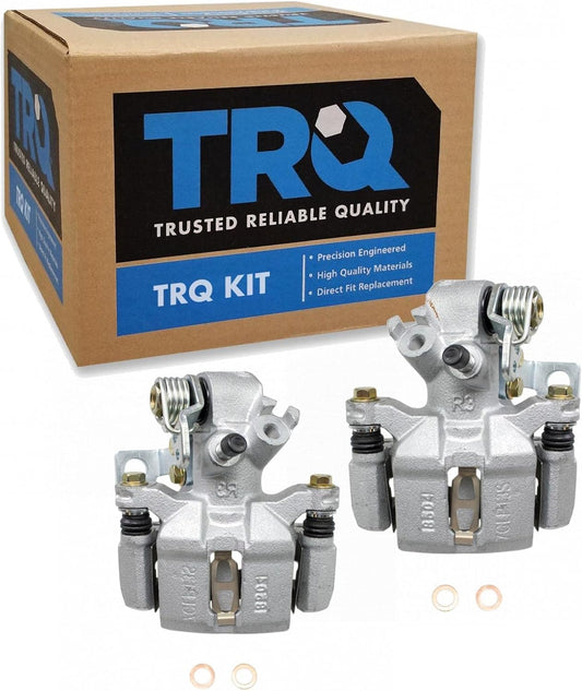 TRQ Rear Brake Caliper Set for Acura Integra and Honda Civic