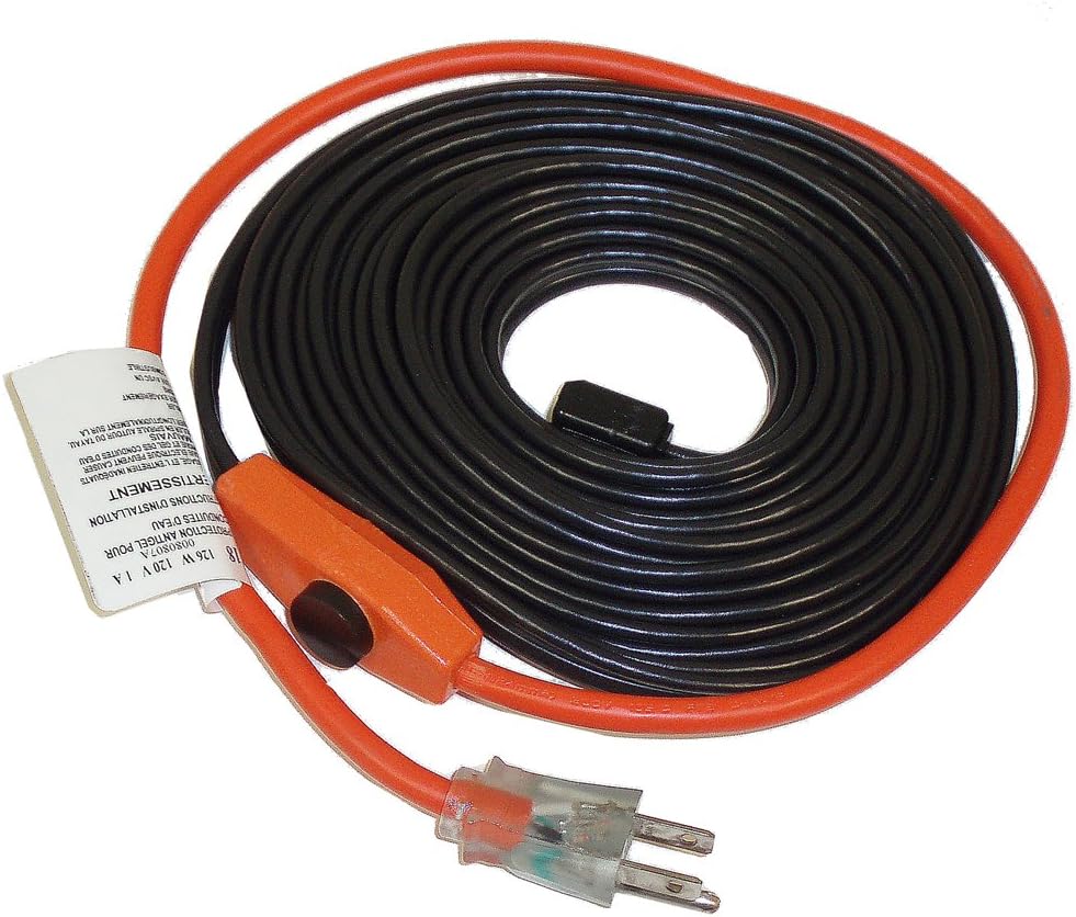 Thermwell Products HC18 Pipe Heat Cable 18 ft. for Winter Protection