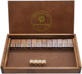 Shut The Box Wooden Board Dice Game with 12 Numbers - Portable Family