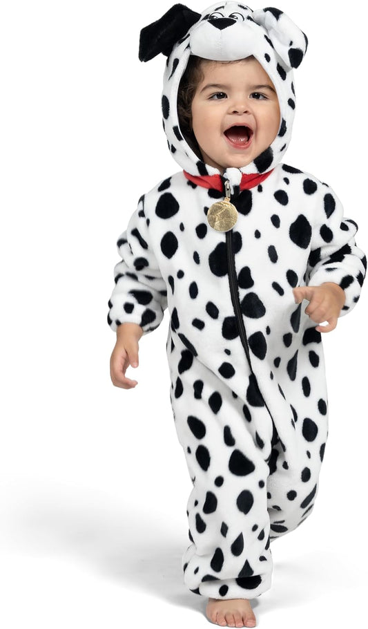 Adorable Dalmatian Baby Costume for Halloween Dress Up Fun