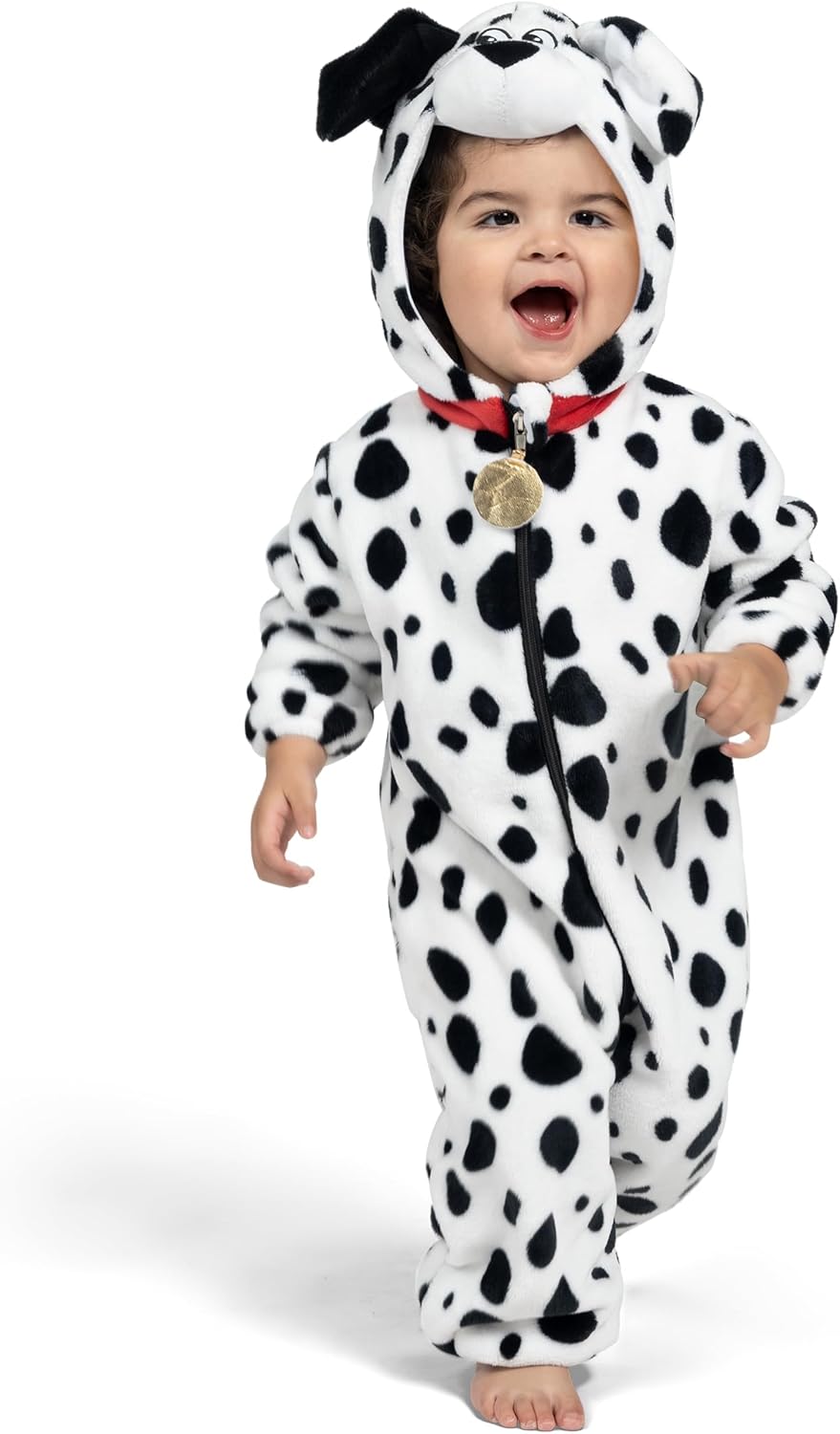 Adorable Dalmatian Baby Costume for Halloween Dress Up Fun