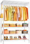 Ulif H4 Plus Garment Rack 4-Tier Organizer - Heavy Duty Closet Storage