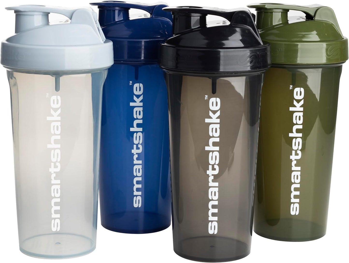 Leakproof Smartshake Lite 4-Pack Protein Shakers - BPA-Free