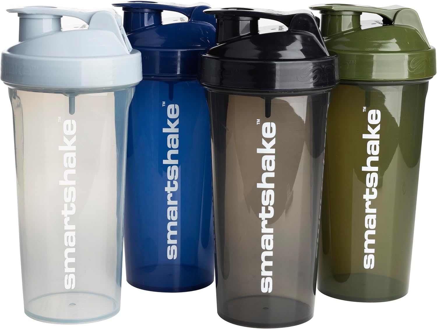 Leakproof Smartshake Lite 4-Pack Protein Shakers - BPA-Free