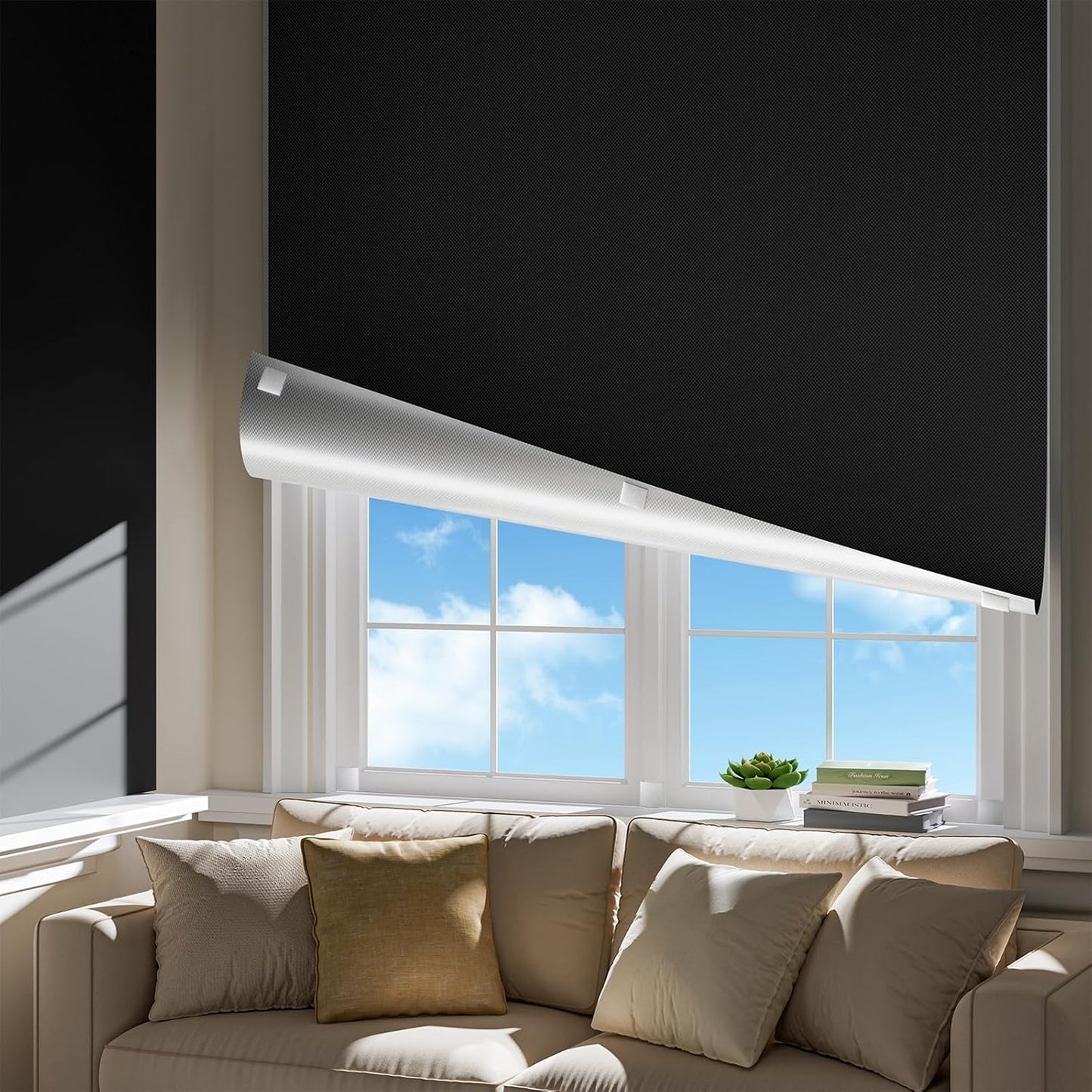Portable Blackout Curtains for Bedroom - 100% Blackout Shades
