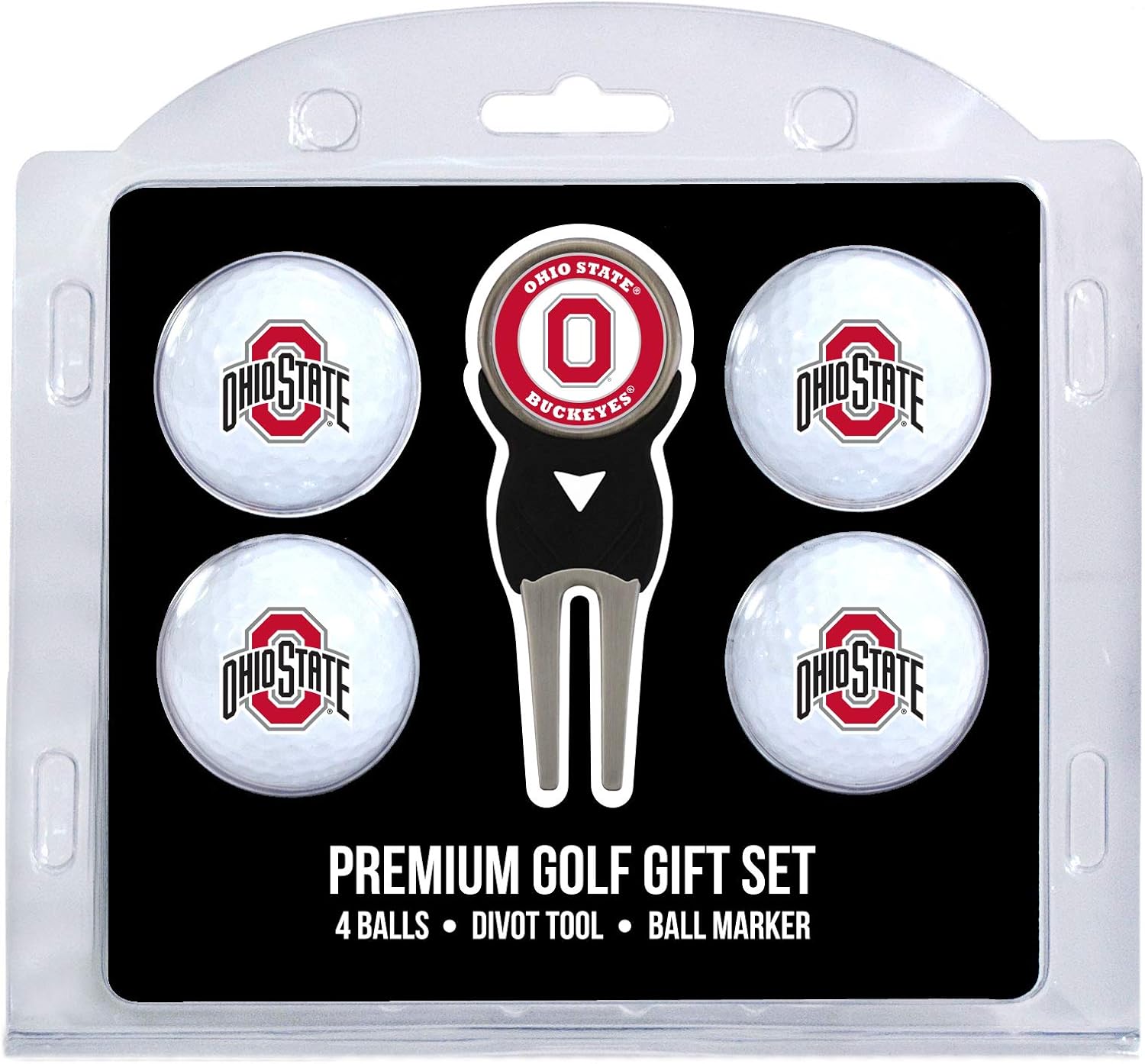 NCAA Golf Balls Set with Magnetic Marker!