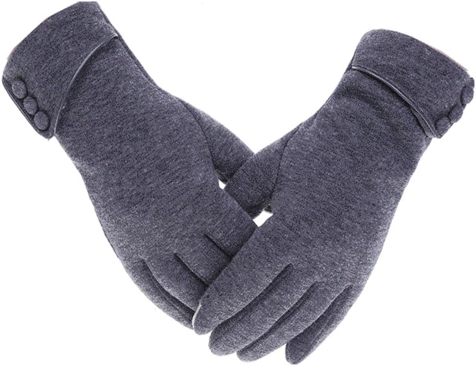 Windproof Fleece-Lined Snow Gloves by woogwin