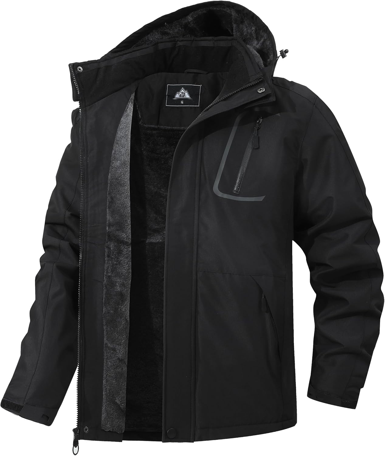 Men's Mountain Winter Coat Waterproof Fleece Ski Jacket
