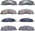 Replacement Front and Rear Ceramic Brake Pads for Dodge RAM Trucks
